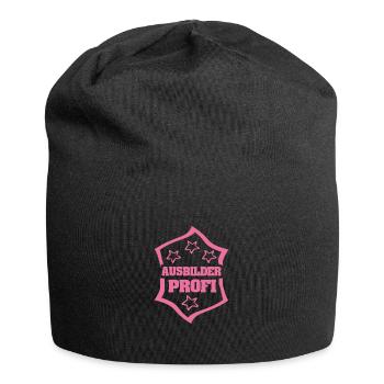 Gift for Instructor - Jersey Beanie - black - Front