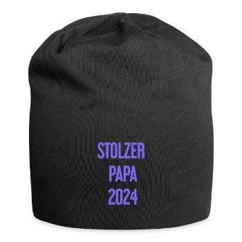 Proud Dad 2024 – for new fathers - Jersey Beanie - black - Front