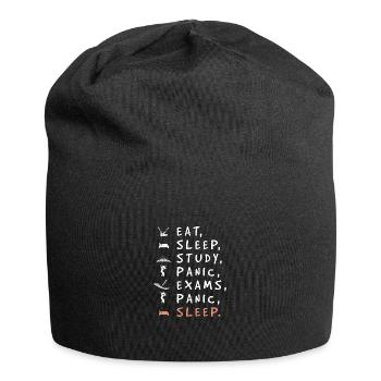 University student - Jersey Beanie - black - Front