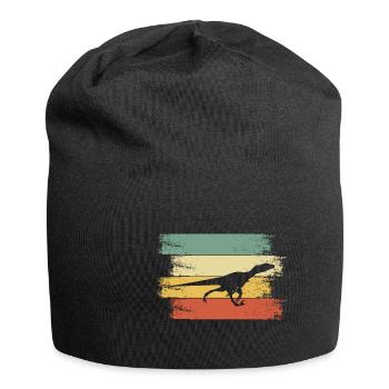 Dino - Jersey-Beanie - Schwarz - Vorne