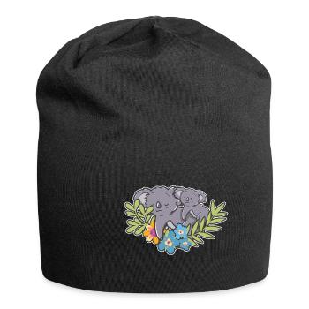 Cute Sleeping Koala - Jersey-Beanie - Schwarz - Vorne