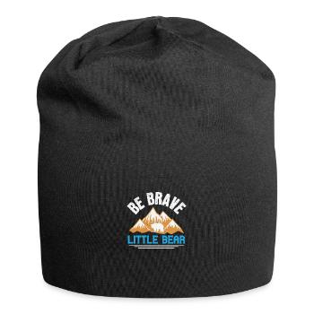 Be brave little bear - Jersey Beanie - black - Front