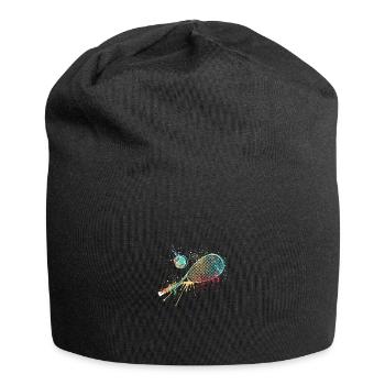 Splash art Squash sports for squash racket - Jersey Beanie - black - Front