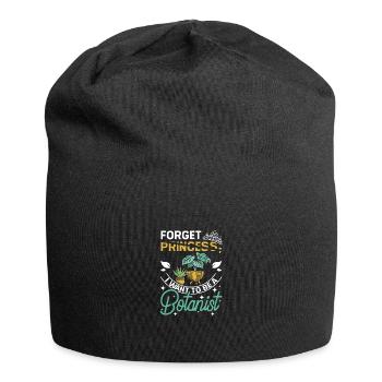 Girl forget princese I want to be a botanist - Jersey-Beanie - Schwarz - Vorne