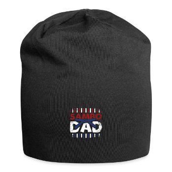 Fathers day Father Sambo Dad - Jersey Beanie - black - Front