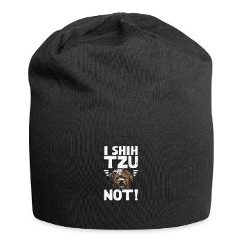 Je ne shih tzu pas ! - Bonnet en jersey - noir - Devant
