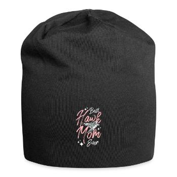 Mothers day Falconer best hawk mom ever - Jersey Beanie - black - Front