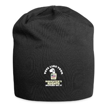 Vote Matters Vote Like Your Daughter's Rights - Jersey-Beanie - Schwarz - Vorne