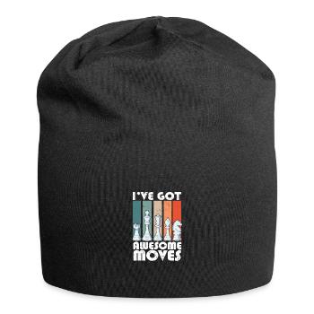 I've Got Some Awesome Moves Chess Player Gift - Jersey-Beanie - Schwarz - Vorne