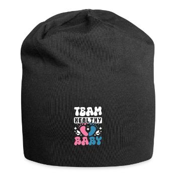 Team healthy baby - Jersey-Beanie - Schwarz - Vorne