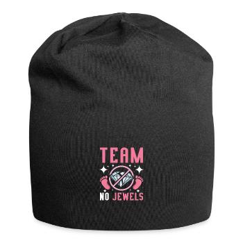 Gender Reveal Team girl team no jewels - Jersey-Beanie - Schwarz - Vorne