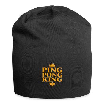 Ping Pong King Tischtennis für den Sport - Jersey-Beanie - Schwarz - Vorne