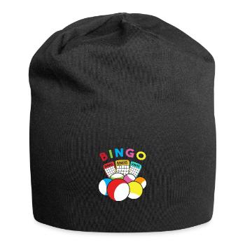 Bingo - Jersey-Beanie - Schwarz - Vorne