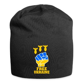 Ukraine - Jersey Beanie - black - Front