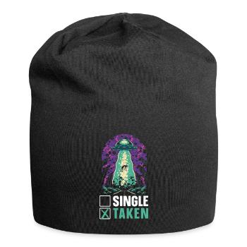 Alien Lover Außerirdisches Wesen Ufo - Jersey-Beanie - Schwarz - Vorne