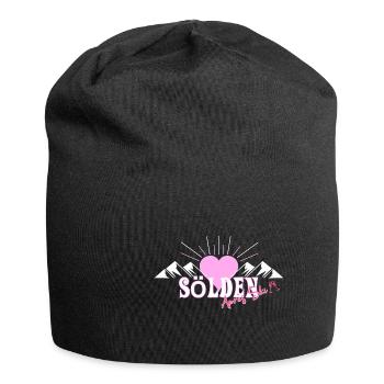 Sölden - Jersey-Beanie - Schwarz - Vorne