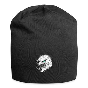 Libre comme l’aigle - Bonnet en jersey - noir - Devant