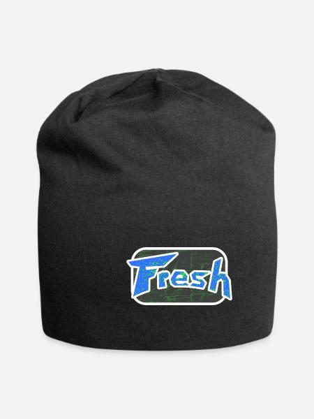 Fresh - Jersey-Beanie - Schwarz