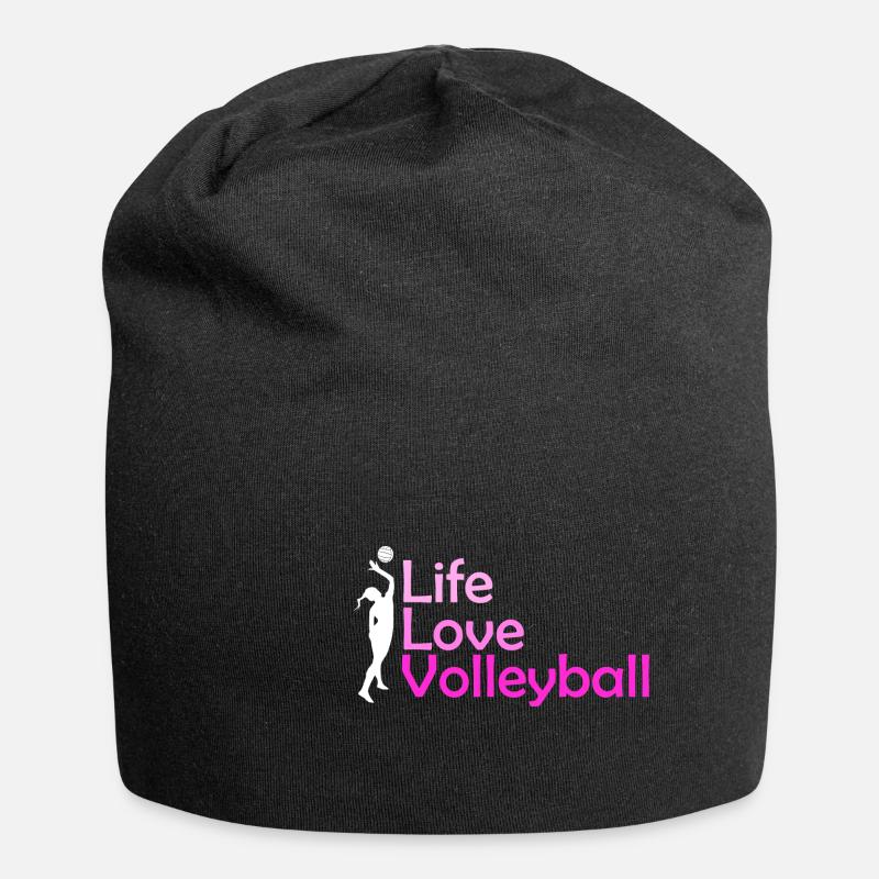 Beach volley - Bonnet en jersey - noir