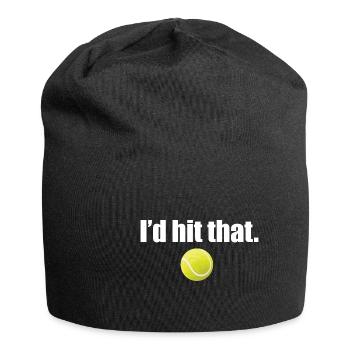 Funny I'd Hit That Tennis - Jersey-Beanie - Schwarz - Vorne