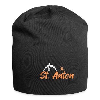 St anton - Jersey-Beanie - Schwarz - Vorne