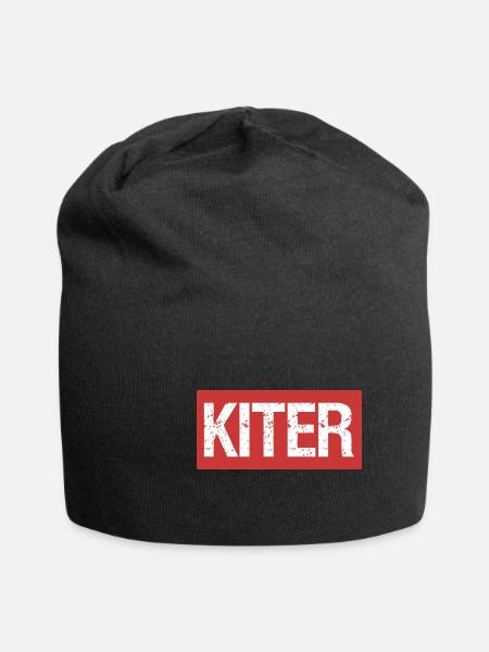 Kiter - Jersey-Beanie - Schwarz