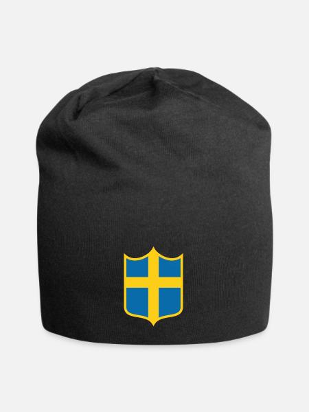 Sweden - Jersey Beanie - black