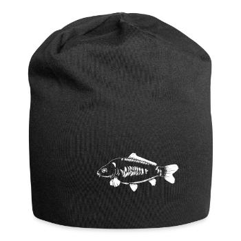 last litter - white carp - carp - Jersey Beanie - black - Front