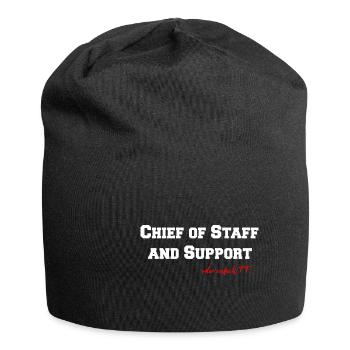 Chief of Staff and support TT Reitsport Pferd - Jersey-Beanie - Schwarz - Vorne