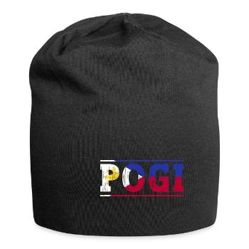Funny Pogi Filipino Words - Jersey-Beanie - Schwarz - Vorne