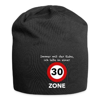 30 Zone - Gift for 30th birthday - Jersey Beanie - black - Front