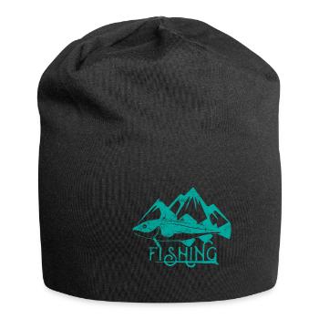 Fishing fishing fish - Jersey Beanie - black - Front