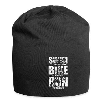 Triathlon triathlete - Jersey Beanie - black - Front