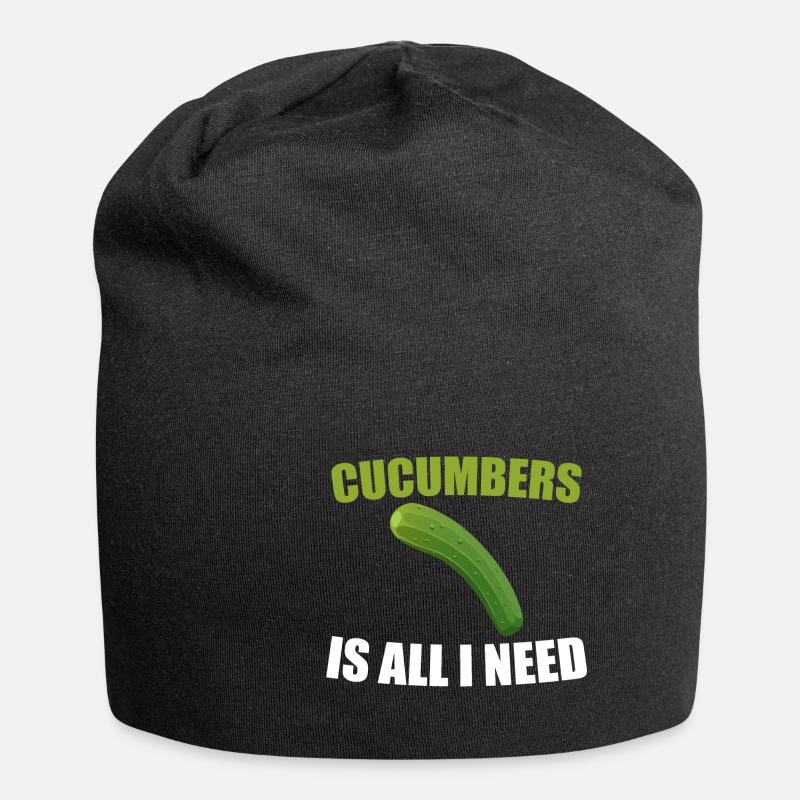 cucumber - Jersey Beanie - black