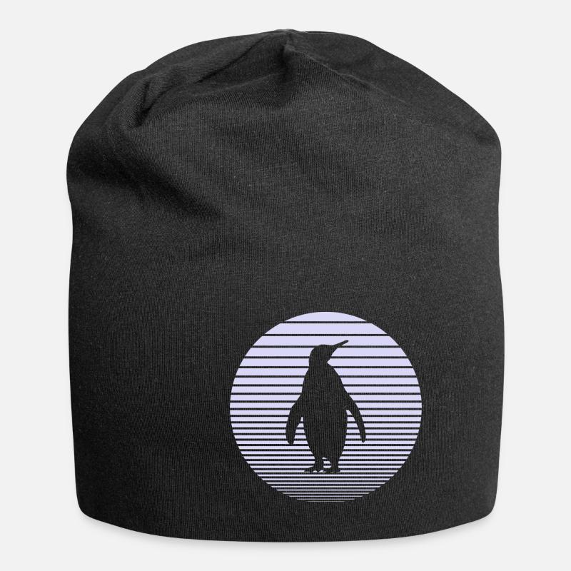 manchot - Bonnet en jersey - noir