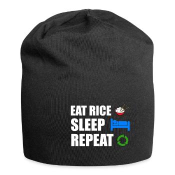 rice - Jersey Beanie - black - Front