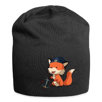 Fox as a sailor - Jersey Beanie - black - Front