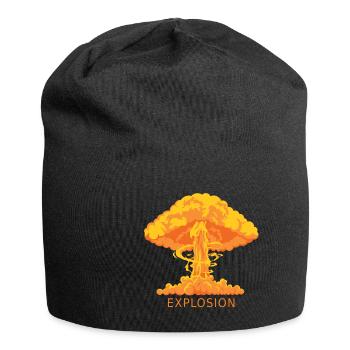 explosion - Jersey-Beanie - Schwarz - Vorne