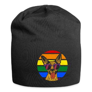 Gay Dog - Jersey Beanie - black - Front