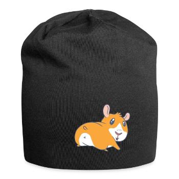 Guinea pig - Jersey Beanie - black - Front