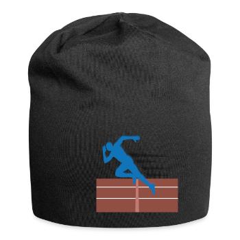 Running Man - Jersey-Beanie - Schwarz - Vorne