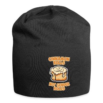 Zimtrolle Cinnamon Rolls Gender Roles Ladies Mens - Jersey Beanie - black - Front