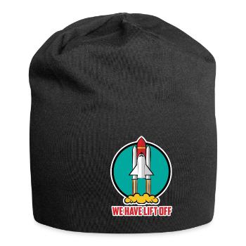 Navette spatiale ont soulever dames hommes - Bonnet en jersey - noir - Devant