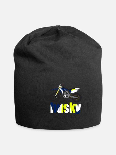 Husky Enduro Cross Geschenk Geschenkidee - Jersey-Beanie - Schwarz