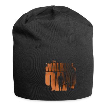 Walking Dad - Funny saying, gift for fathers - Jersey Beanie - black - Front