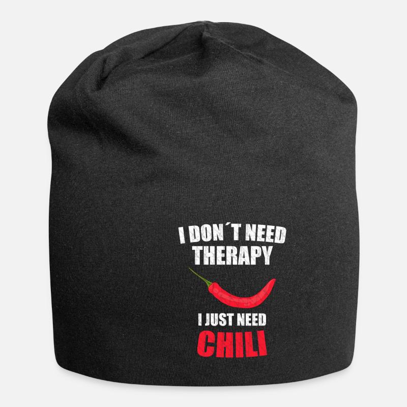 Chili therapy - Jersey Beanie - black