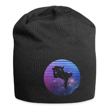 Breakdance - Jersey-Beanie - Schwarz - Vorne