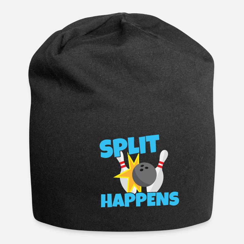 Bowling Split Happens - Sport Ball Geschenk - Bonnet en jersey - noir