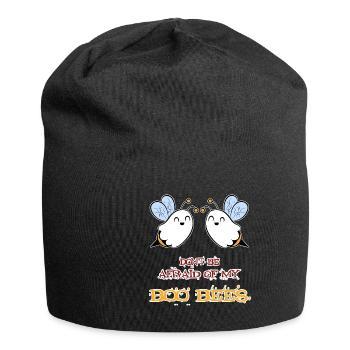 Boo Bees - Do not Be Afraid of My Boo Bees - Ladies - Jersey Beanie - black - Front