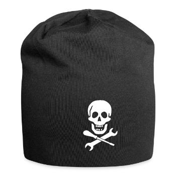 Werkzeug Handwerker Schraubenschlüssel - Jersey-Beanie - Schwarz - Vorne